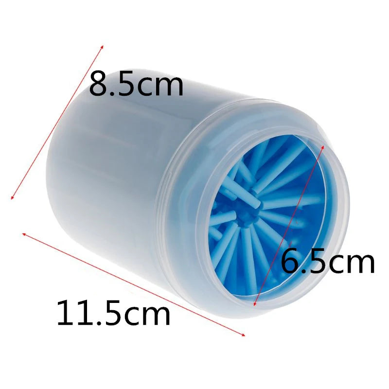 Medidas de la copa limpiapatas para perros talla M: 8.5cm x 6.5cm x 11.5cm – AmaDog