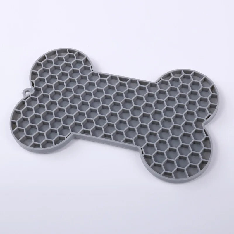 Tapete de Lamer Lento para Mascotas | Silicona Antiestrés