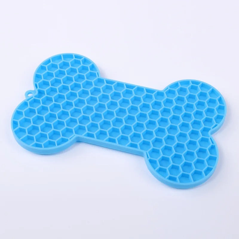 Tapete de Lamer Lento para Mascotas | Silicona Antiestrés